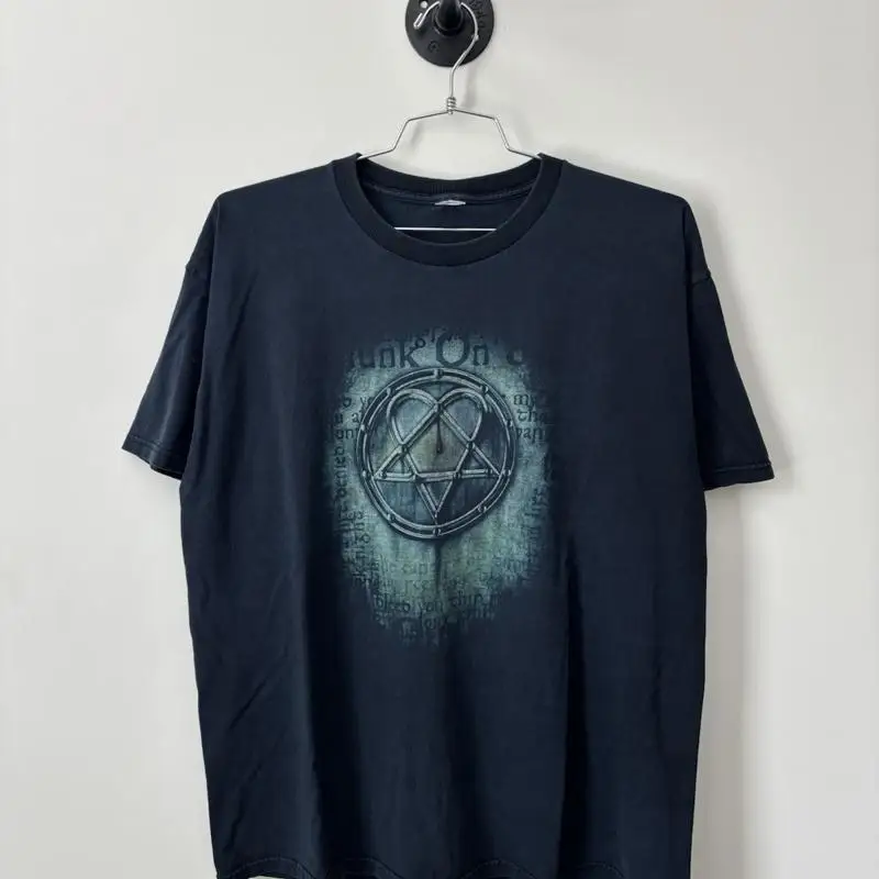 Band Tee Faded 90S - T-shirt vintage HIM pour hommes, taille
