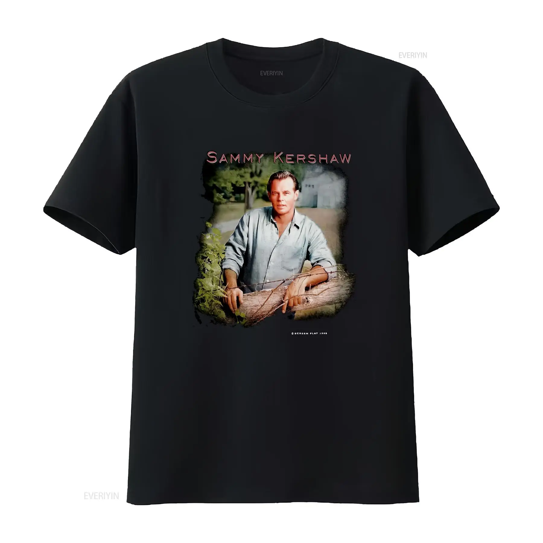 Band Tee Faded 90S - T-shirt vintage délavé pour homme des