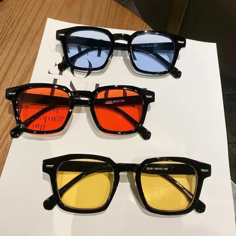 Vintage Fashion Brands - Lunettes de soleil rectangulaires vintage pour