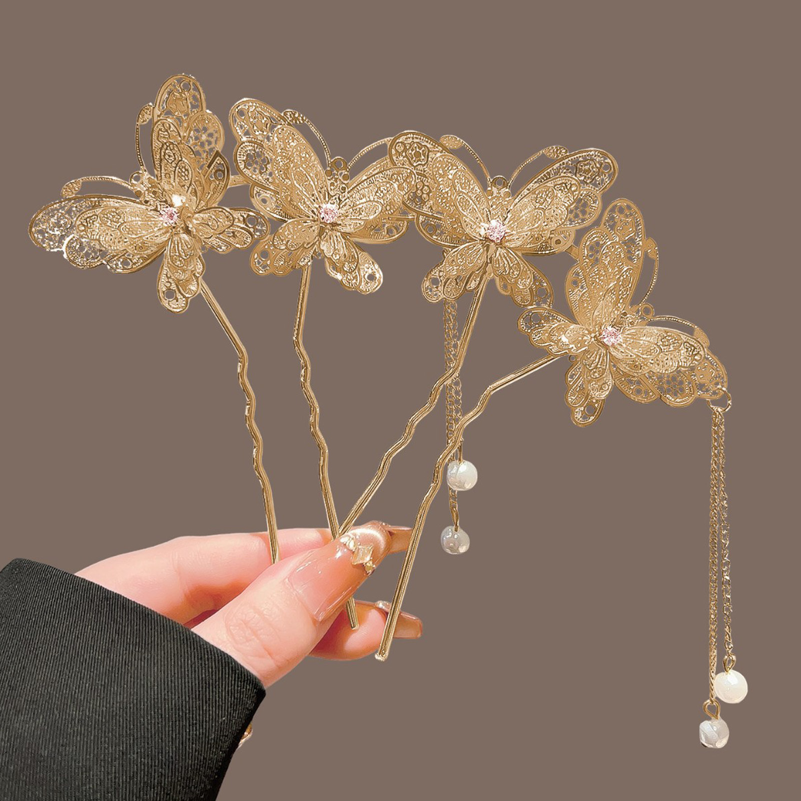 Vintage Fashion Outfit - Épingle à cheveux chinoise Neo Double