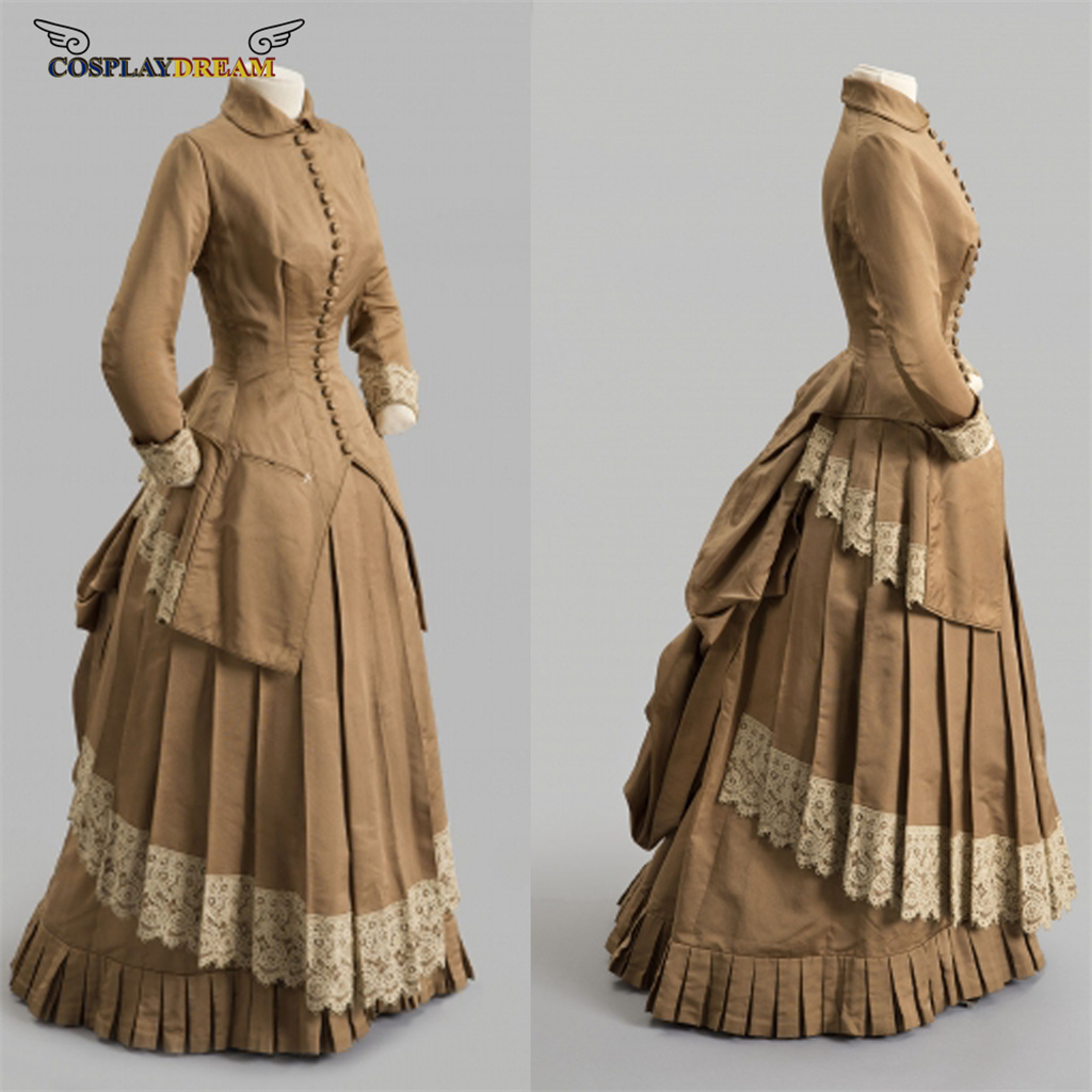 Vintage Fashion Aesthetic - Robe de mode du 19ème siècle