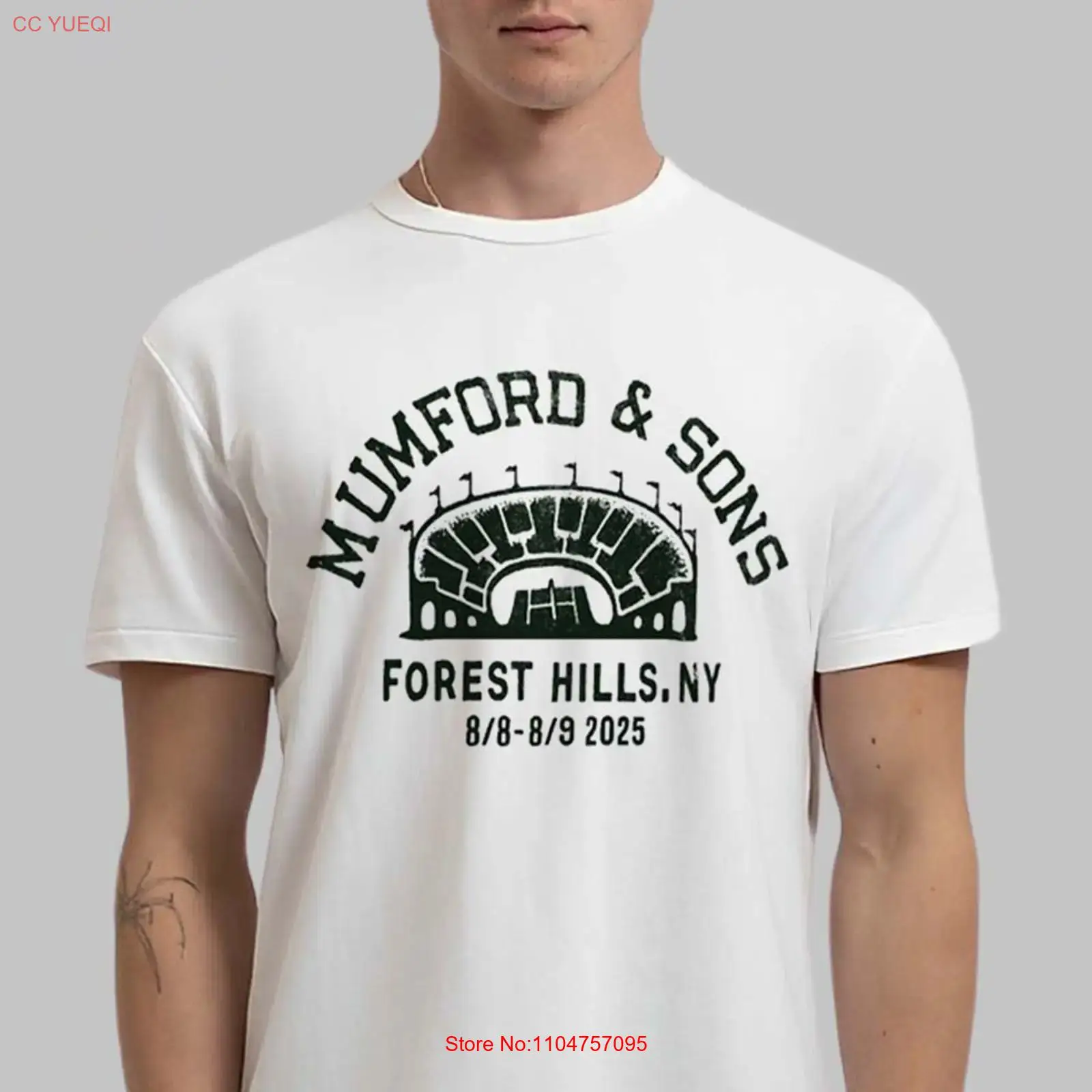 Vintage Fashion New York - T-shirt événementiel Mumford And Sons Forest