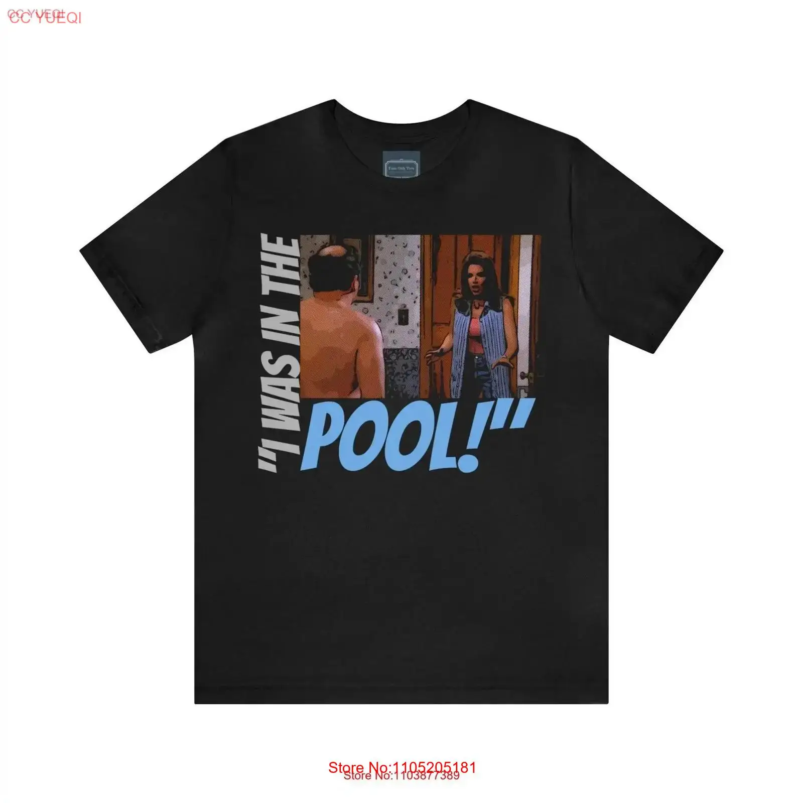 Vintage Fashion Tv - Jersey t-shirt Seinfeld série télévisée citation