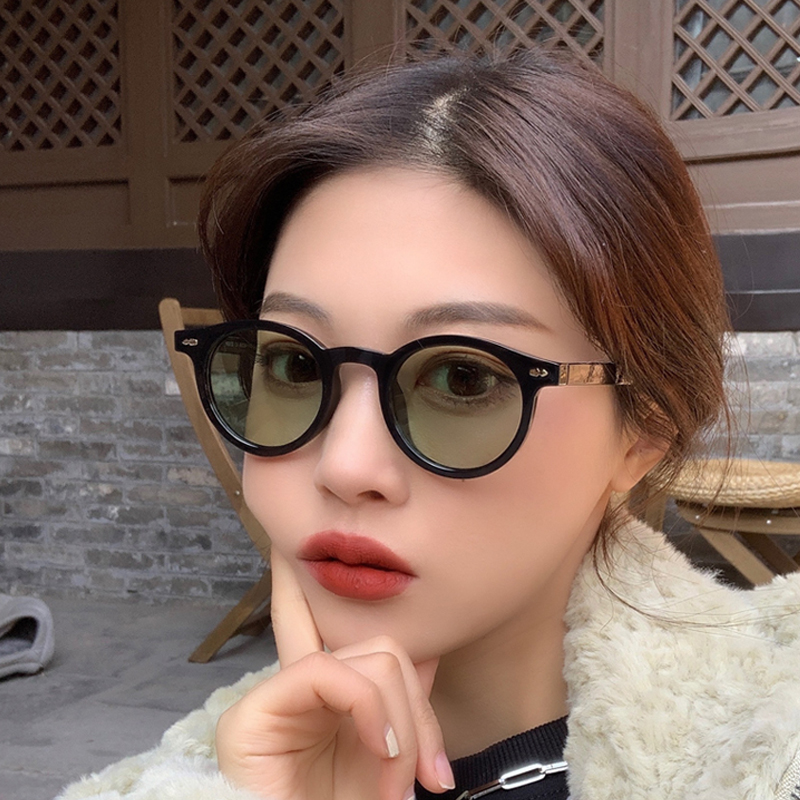 Vintage Fashion Brands - Nouvelles Lunettes de Soleil Rondes Vintage
