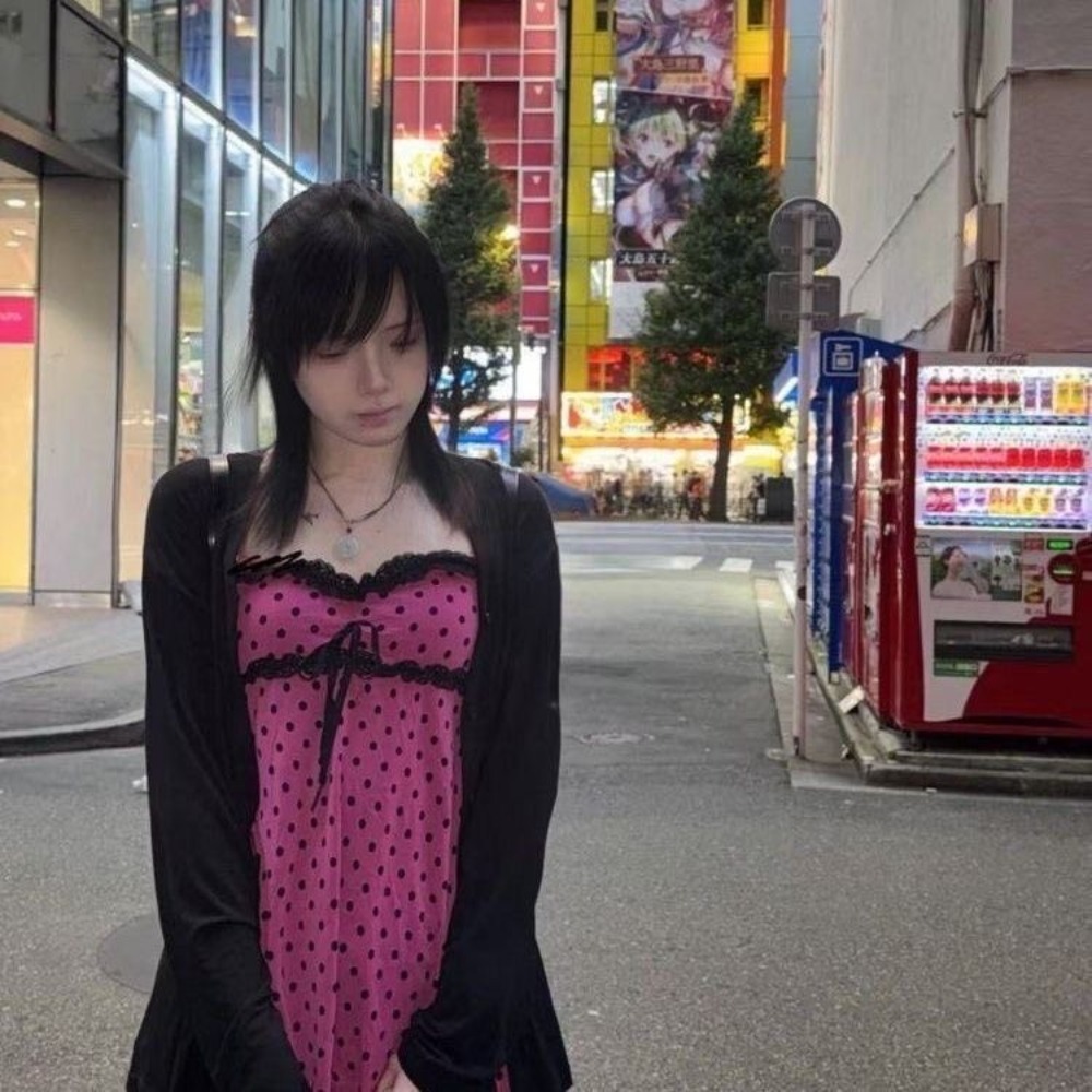 Vintage Fashion Outfit - Ensemble de 2 pièces japonais pour