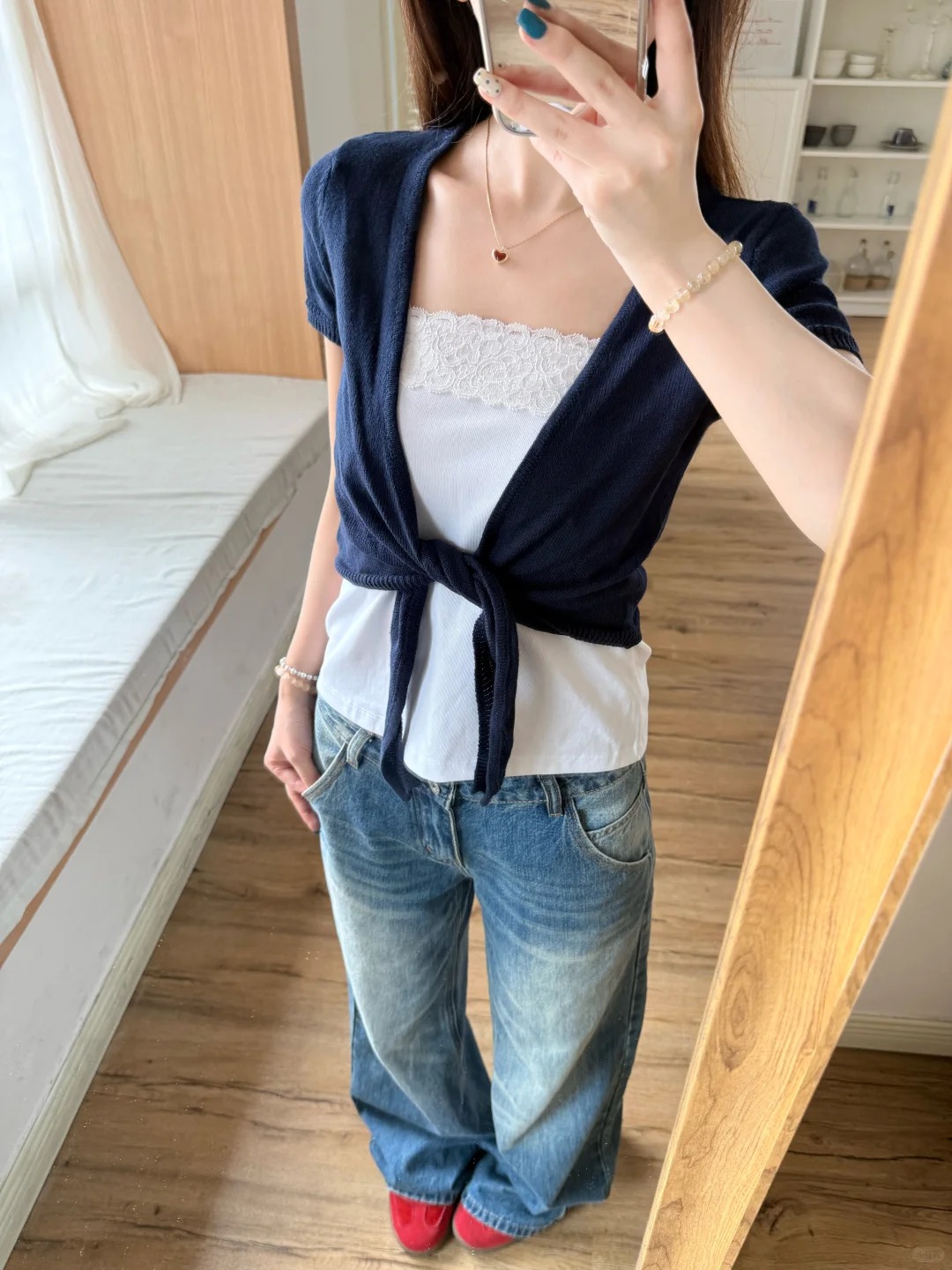 Crop Cardigan Vintage - Nouveau Cardigan Cropped en Coton Tricoté