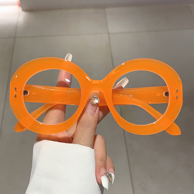 Vintage Fashion Brands - Lunettes rondes surdimensionnées Vintage Anti-lumière bleue