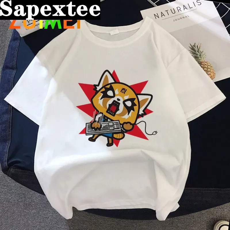 Vintage Fashion Tv - T-shirt imprimé Anime japonais pour femme,
