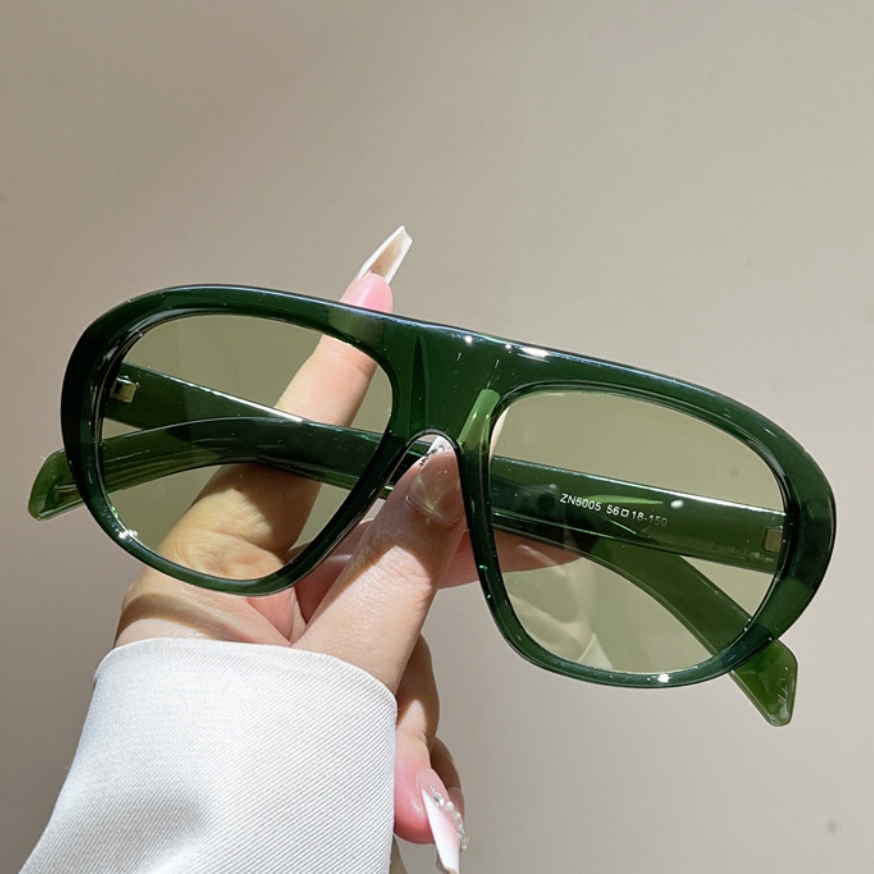 Vintage Fashion Brands - Nouvelles Lunettes de Soleil Pilote Surdimensionnées