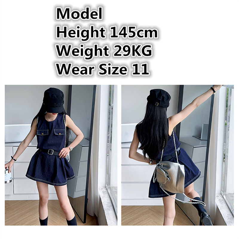 Robe body en Denim pour filles - Vintage Fashion Outfit avis et prix