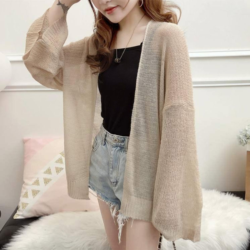Cardigan en maille transparent - Crop Cardigan Vintage avis et prix