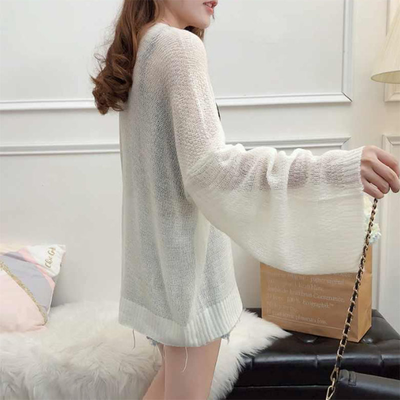 Cardigan en maille transparent - Crop Cardigan Vintage avis et prix