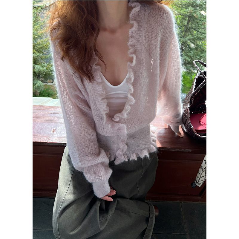 Cardigan à manches longues et  - Crop Cardigan Vintage avis et prix