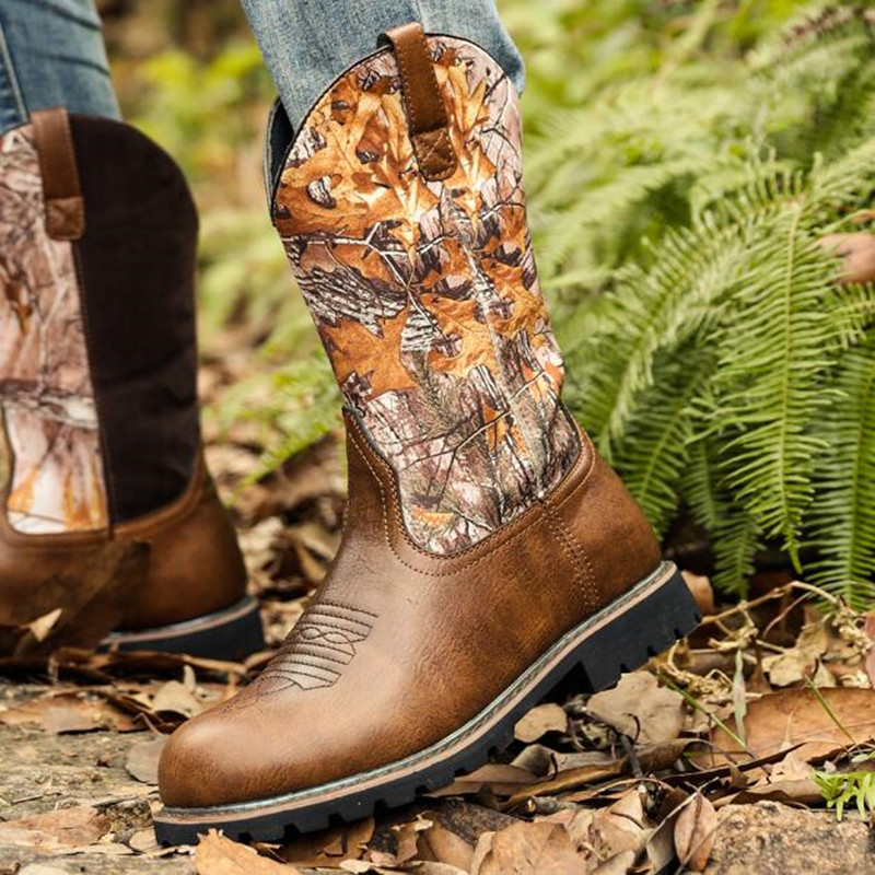Bottes de cowboy à enfiler pou - Vintage Fashion Aesthetic avis et prix