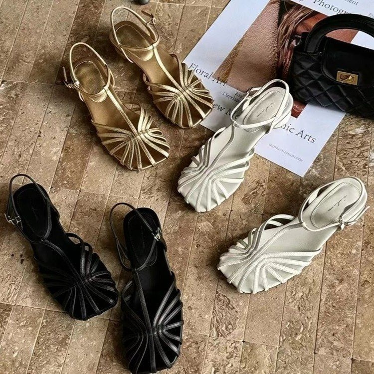 Sandales romaines vintage à bo - Vintage Fashion Outfit avis et prix