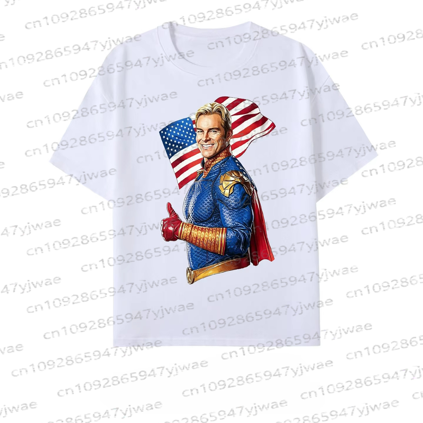 T-shirt en coton avec motif Th - Vintage Fashion Tv avis et prix