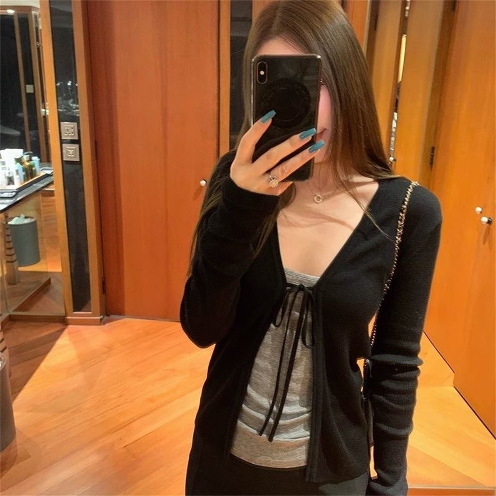 Cardigan fin en tricot à manch - Crop Cardigan Vintage avis et prix