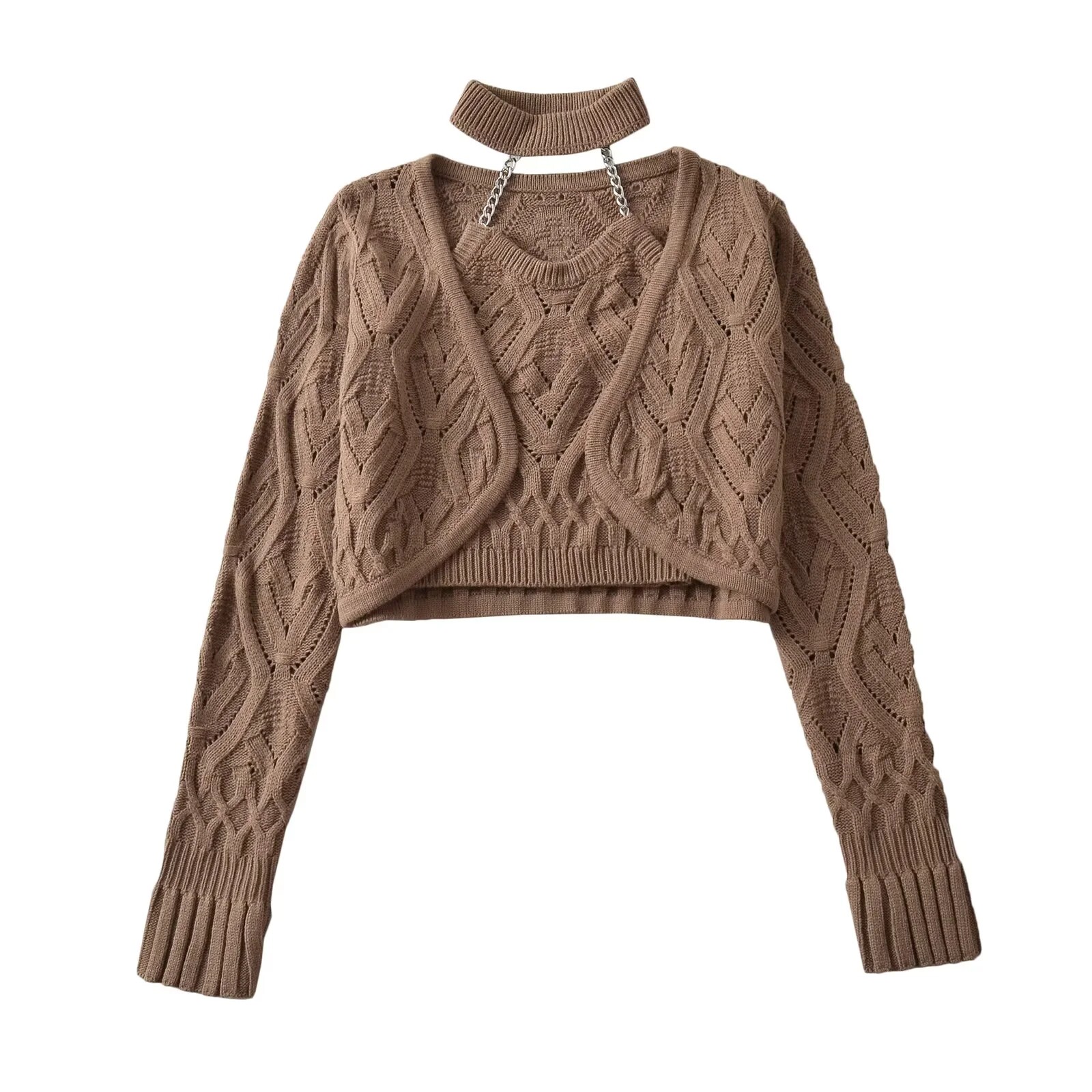 Ensemble deux pièces vintage Y - Crop Cardigan Vintage avis et prix