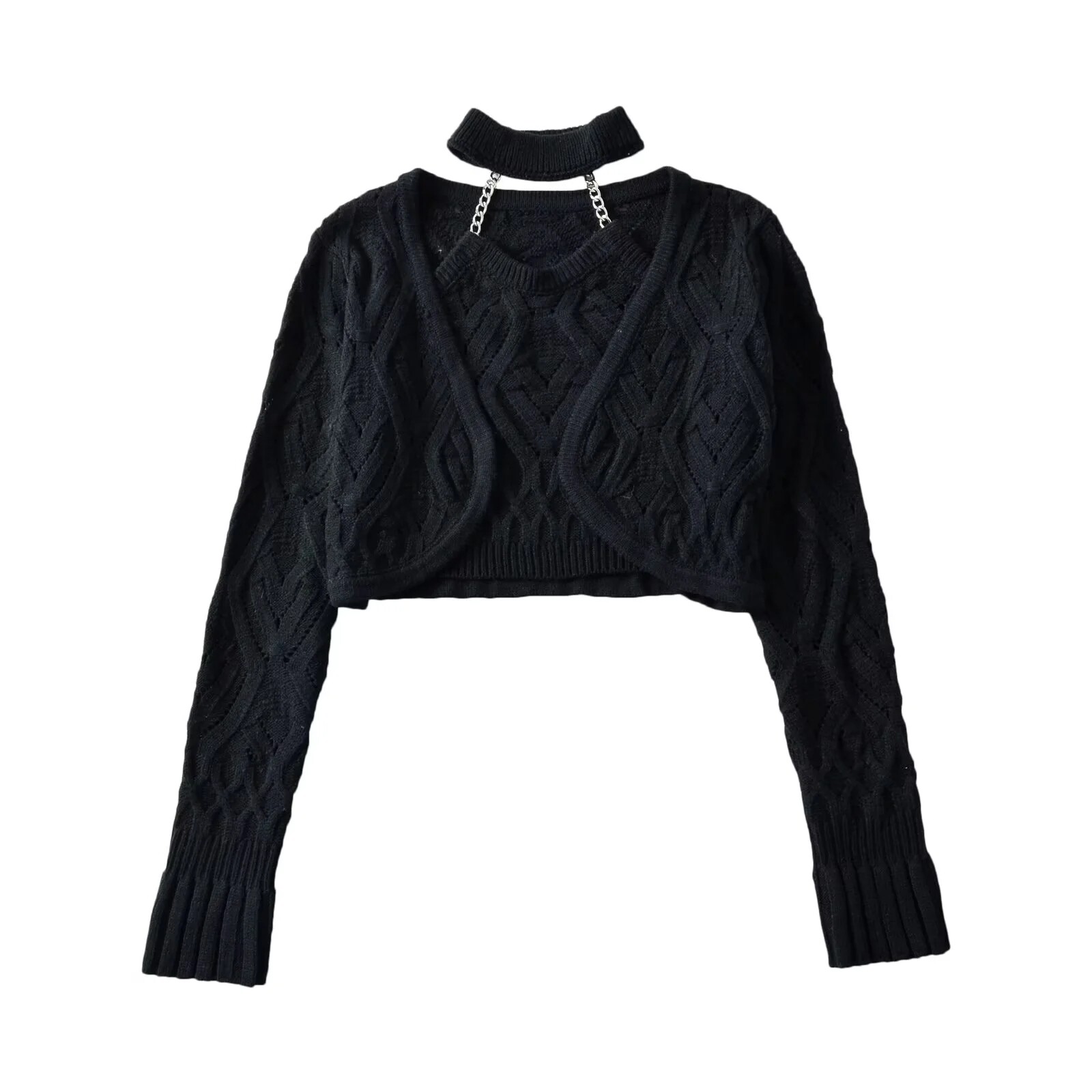 Ensemble deux pièces vintage Y - Crop Cardigan Vintage avis et prix