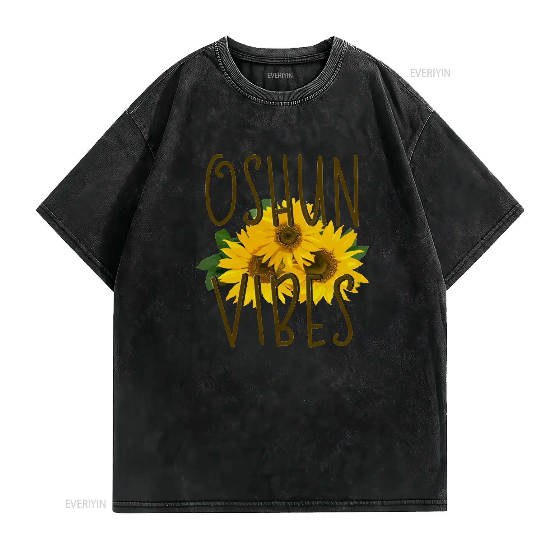 T-shirt délavé vintage confort - Vintage Yoruba Fashion avis et prix