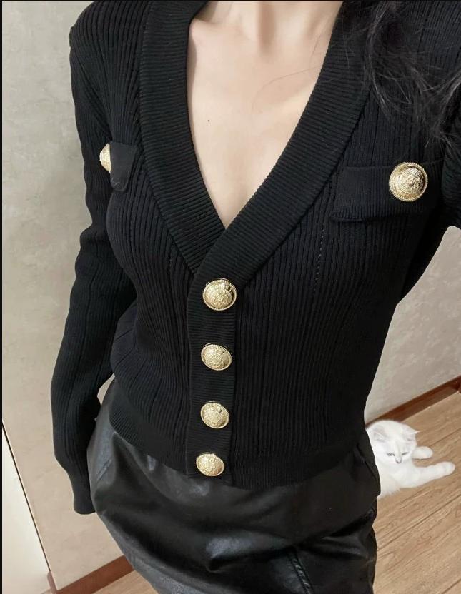 Cardigan en tricot à boutons d - Crop Cardigan Vintage avis et prix