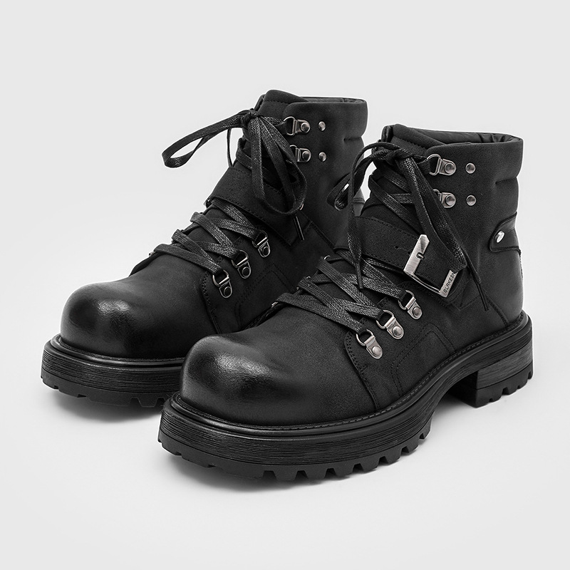 Marque hommes bottes en cuir m - Vintage Fashion Brands avis et prix