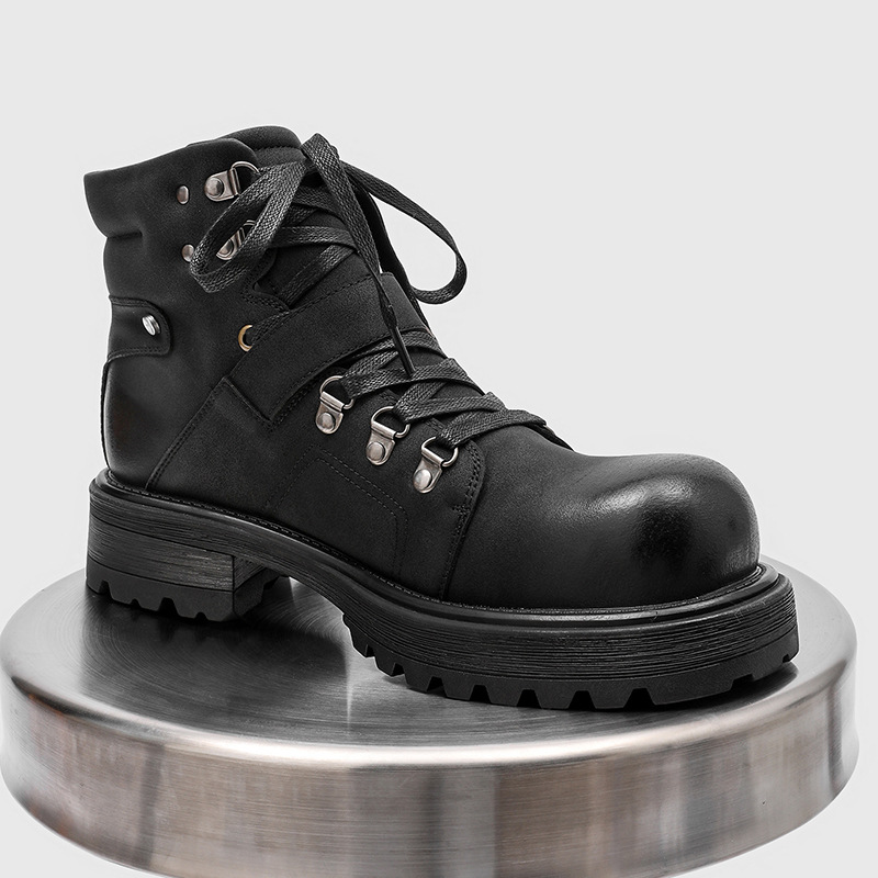 Marque hommes bottes en cuir m - Vintage Fashion Brands avis et prix