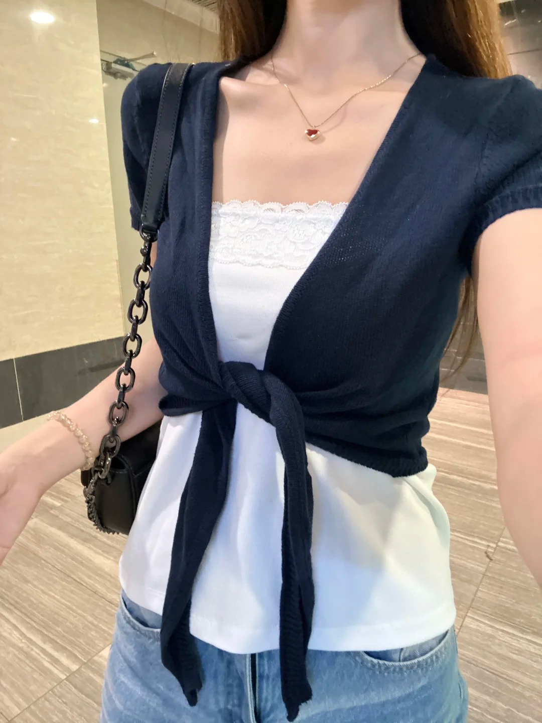 Nouveau Cardigan Cropped en Co - Crop Cardigan Vintage avis et prix