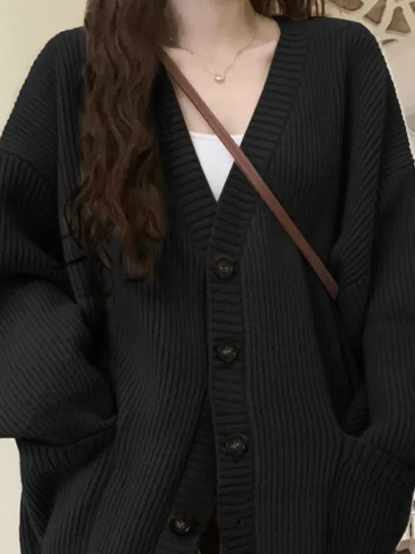 Cardigan ample à manches longu - Crop Cardigan Vintage avis et prix