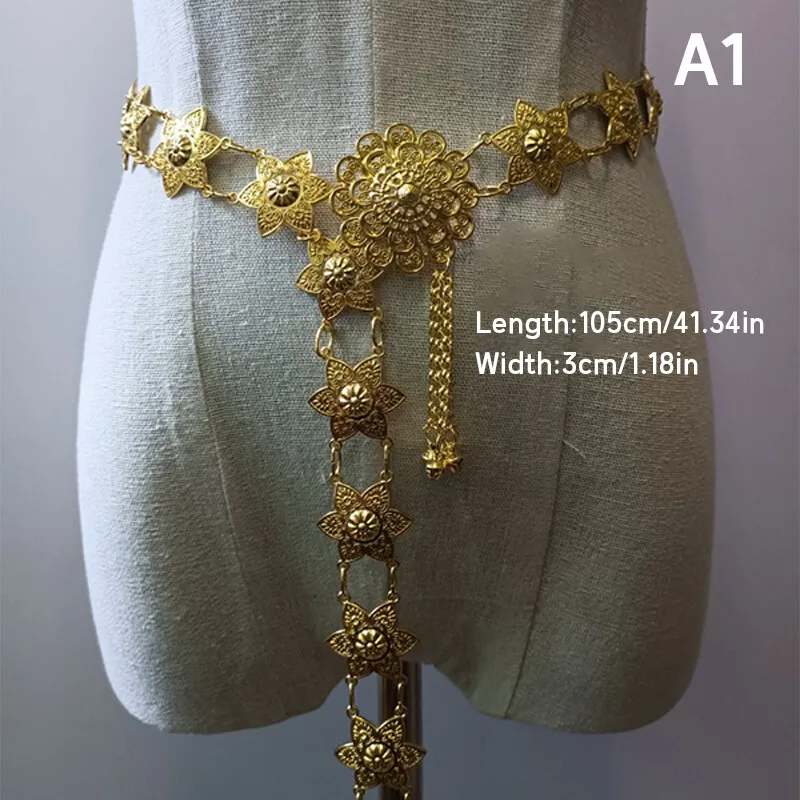 Chaîne de taille en métal thaï - Vintage Fashion Guild avis et prix