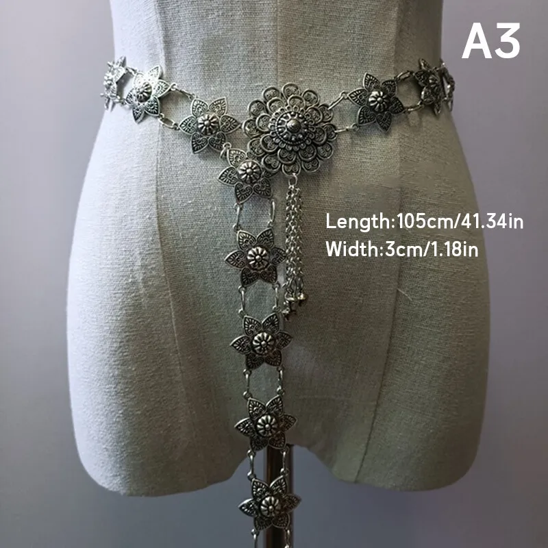 Chaîne de taille en métal thaï - Vintage Fashion Guild avis et prix